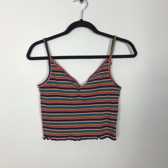 Derek Heart Tops - Derek heart crop tank top